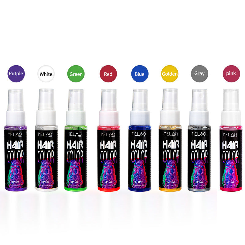 MELAO Cross Border Hair Dye Hair Dye Cream Plant Disposable Hair Dye Spray Bubble Dye Hair Dye Foam